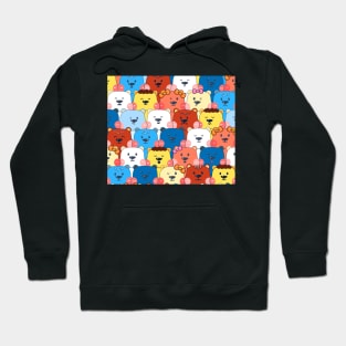 Cute bear seamless Hoodie